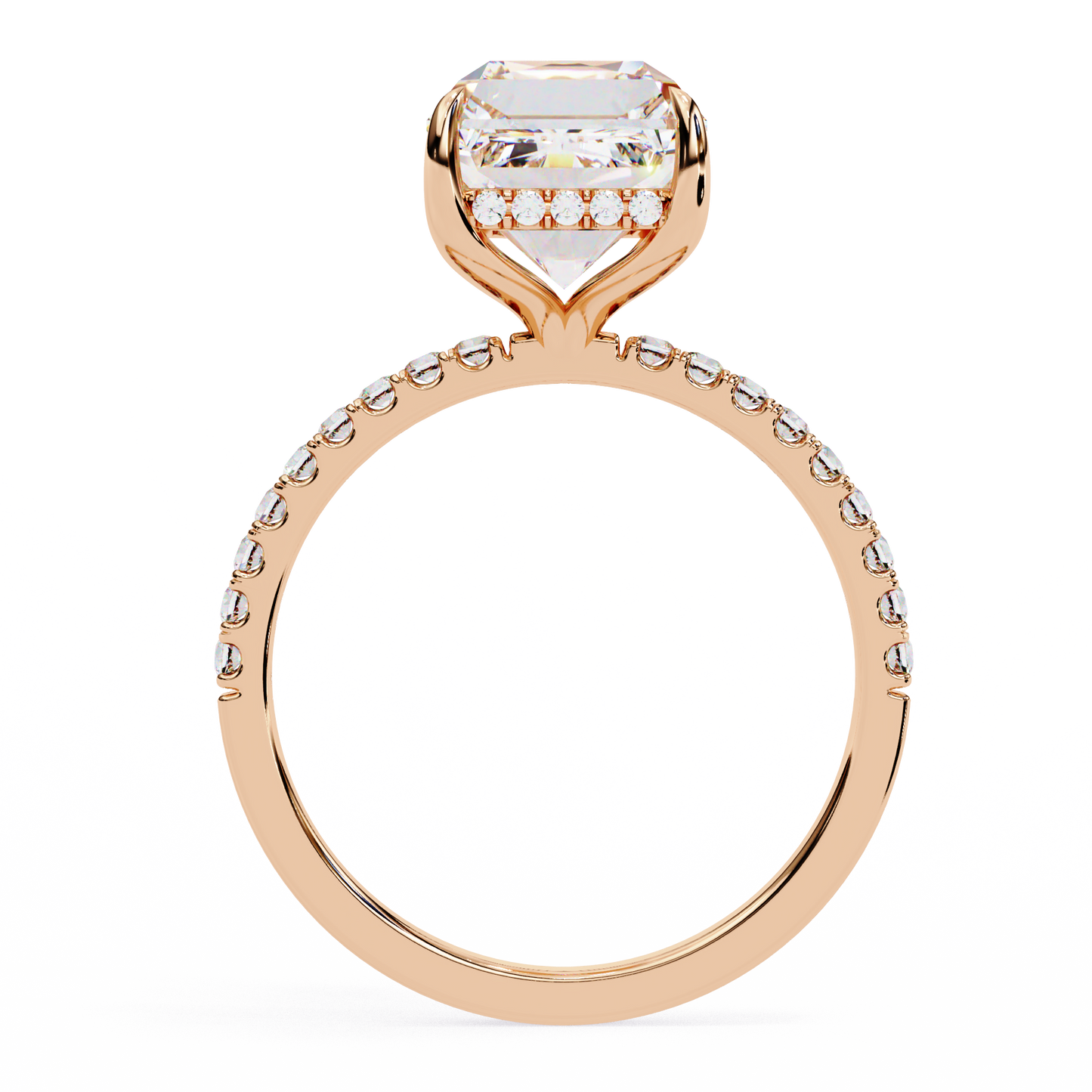 elegant round cut solitaire engagement ring in 14k gold – timeless symbol of love