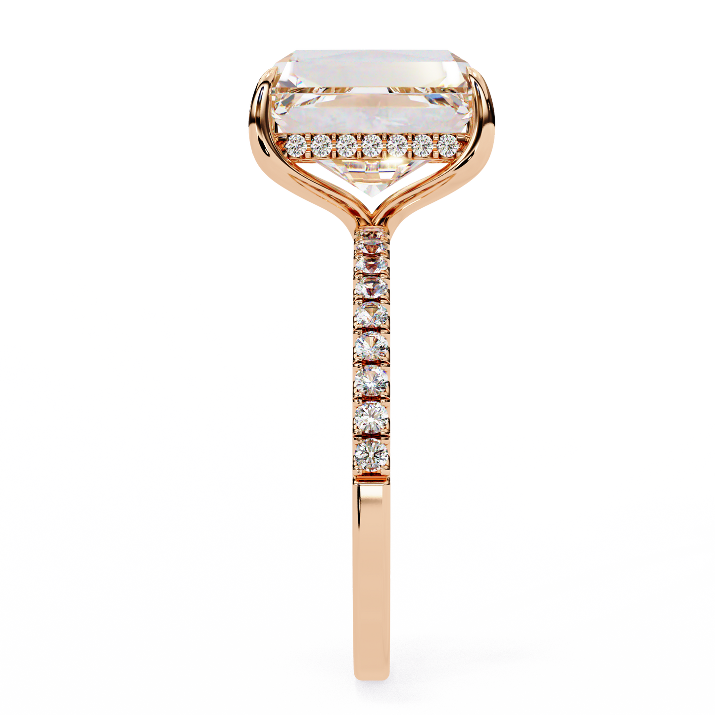 elegant round cut solitaire engagement ring in 14k gold – timeless symbol of love