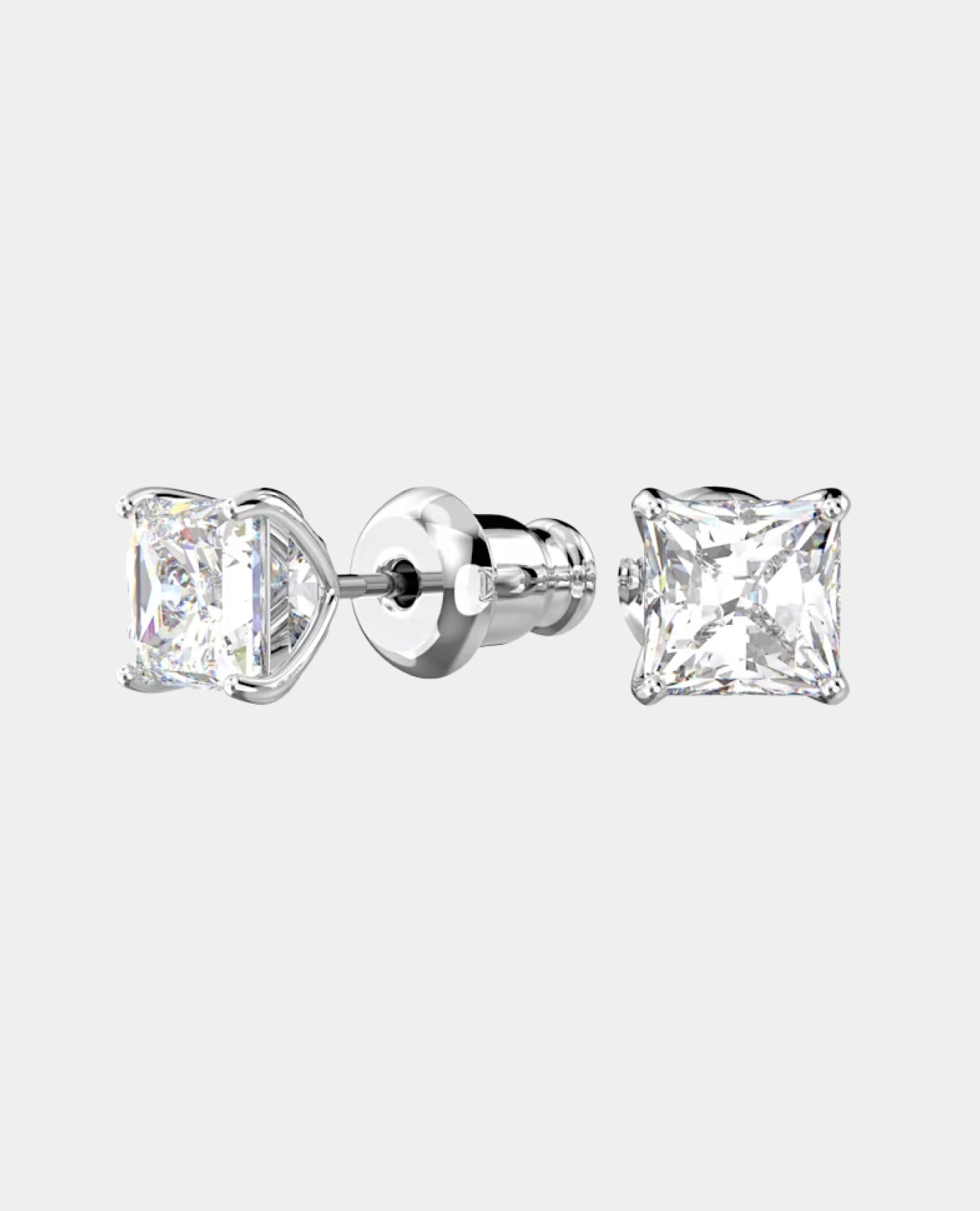princess cut diamond stud earrings