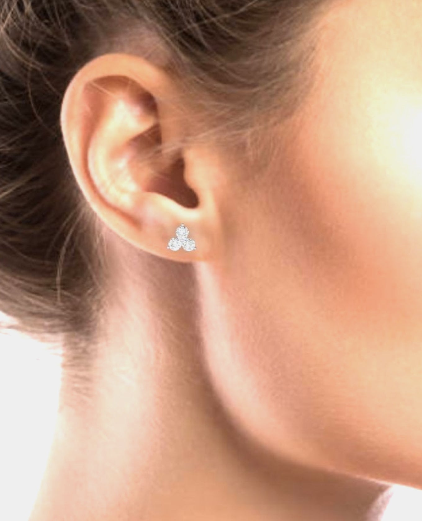 empire cluster stud earrings