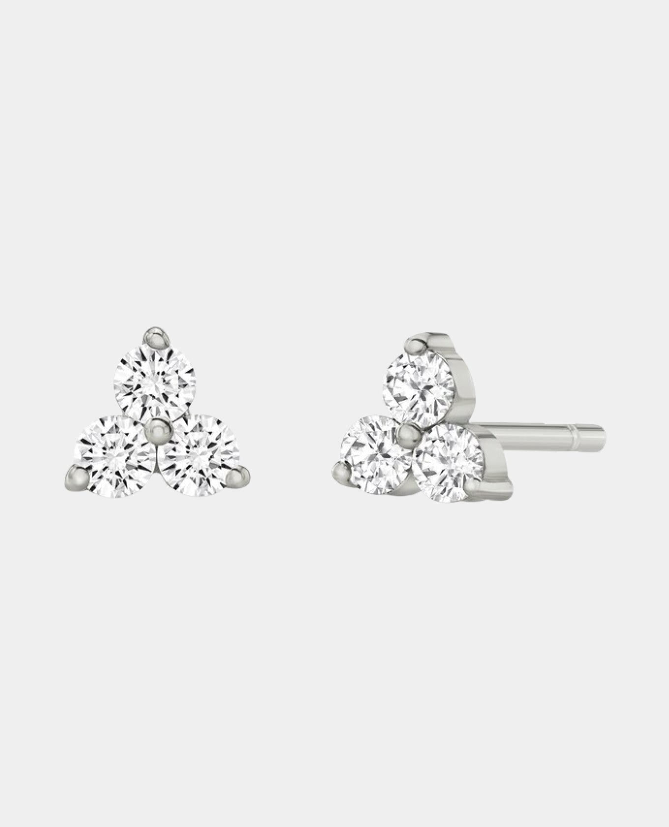 empire cluster stud earrings